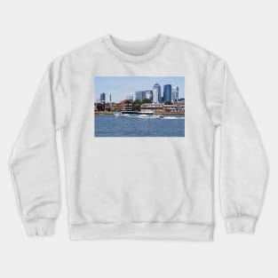 Thames Clippers at Thames Greenwich London Crewneck Sweatshirt